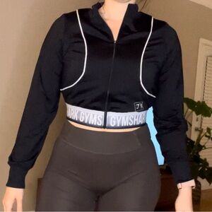 Gymshark Black Zip-Up Jacket